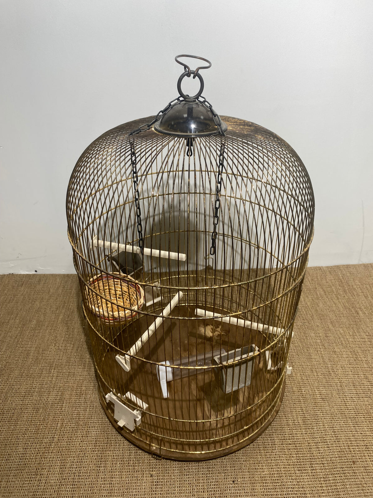 Cage oiseau - Dorée