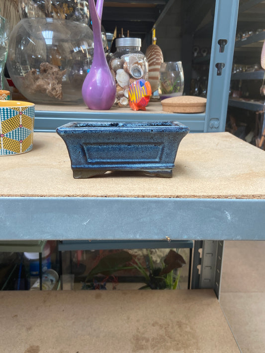 Pot à bonsai - bleu