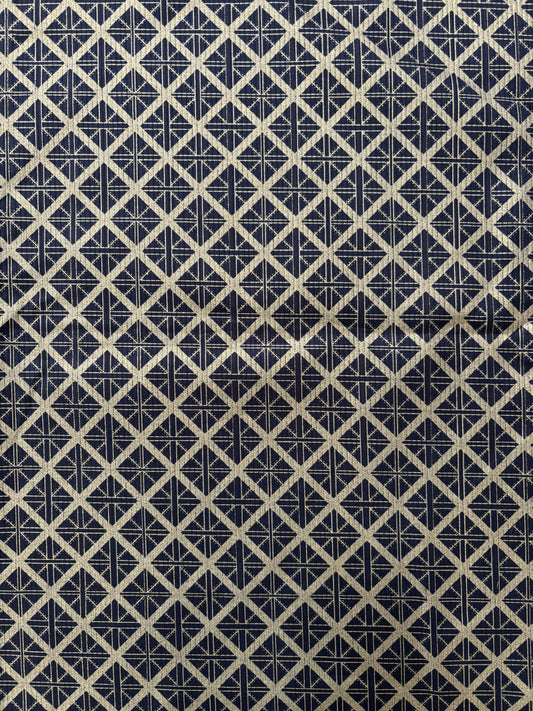 Tissu jaune et noir à motifs