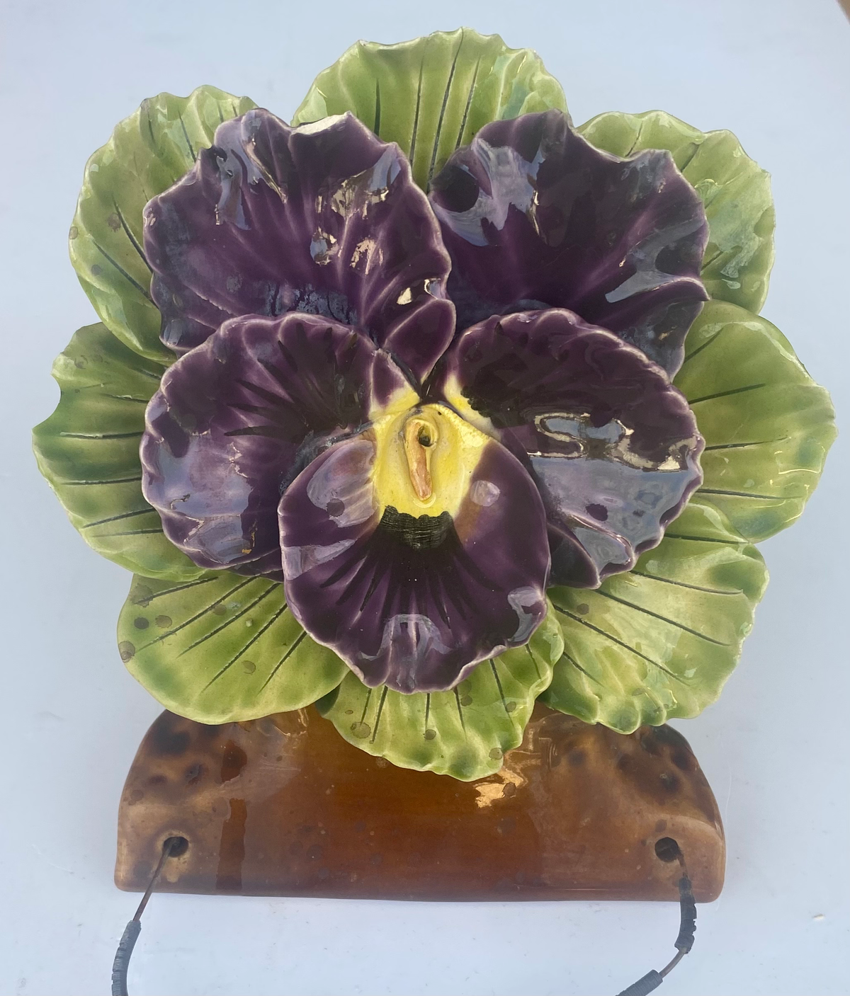 Fleur en céramique - Cimetière