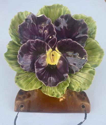 Fleur en céramique - Cimetière