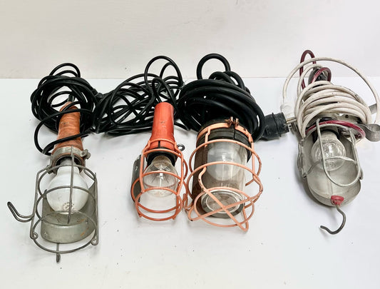 Lampes baladeuses industrielles vintage