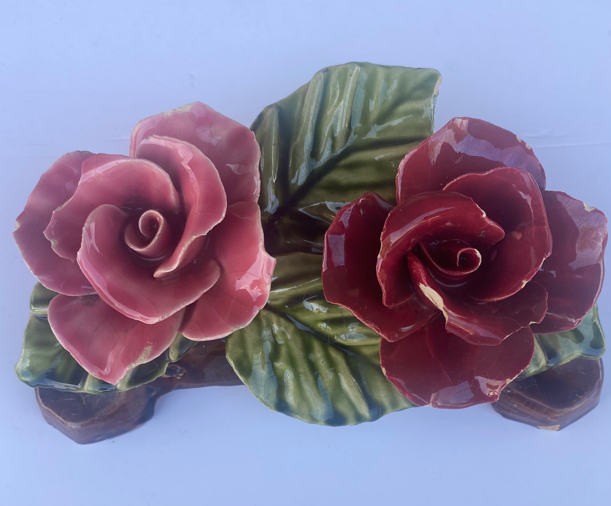 Fleur en céramique - Cimetière