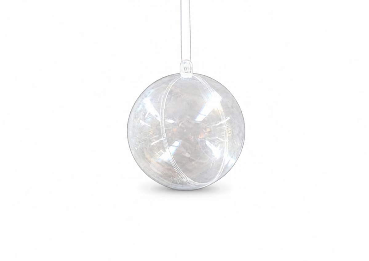 Boules de Noël transparentes