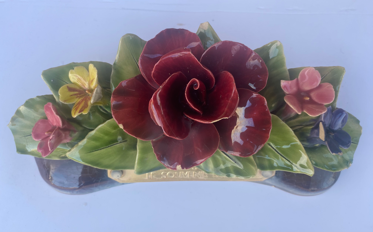 Fleur en céramique - Cimetière