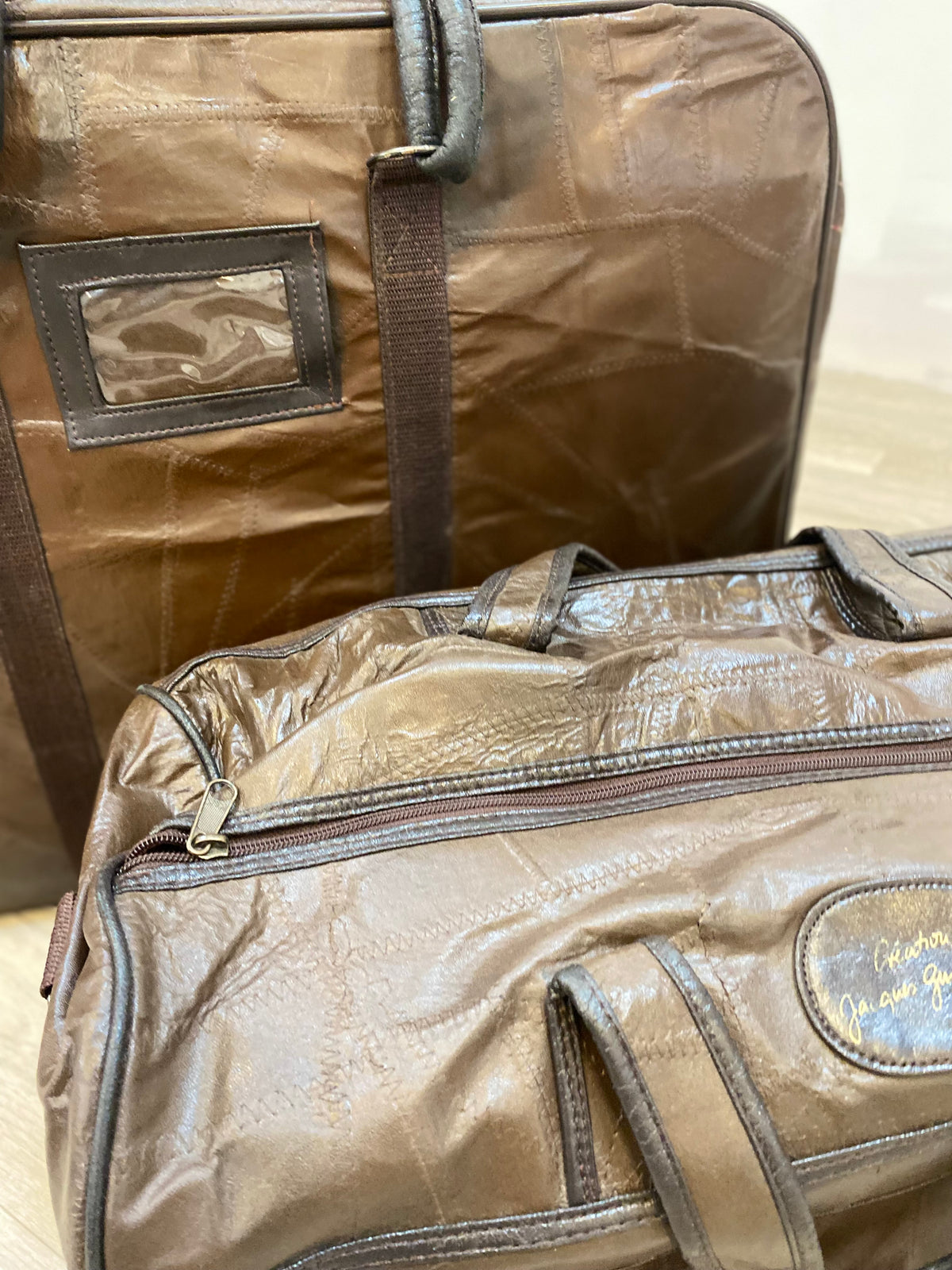 Valise - Weekend - Cuir marron