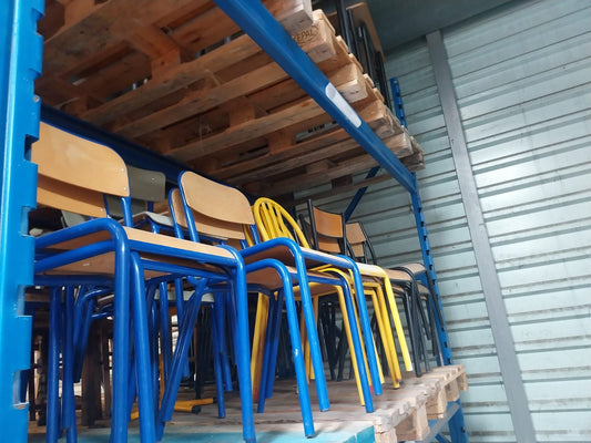 Lot de chaise école