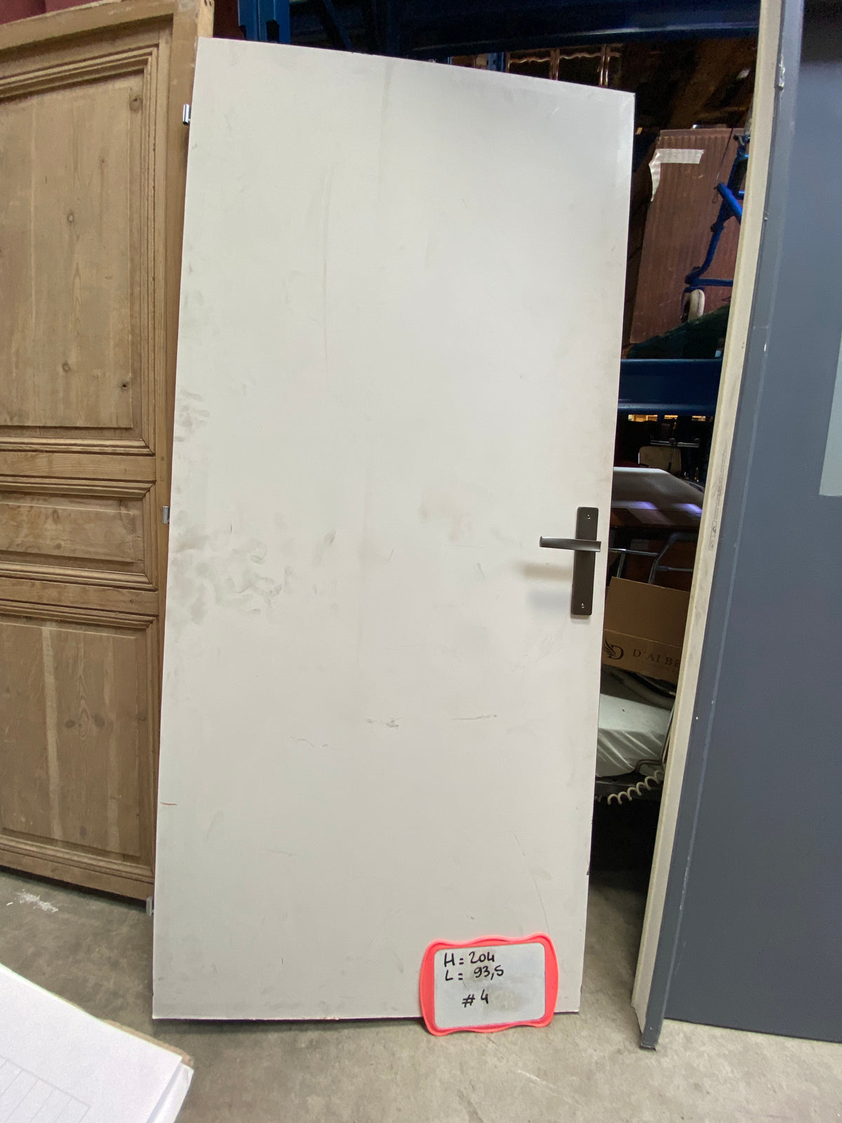 Porte blanche