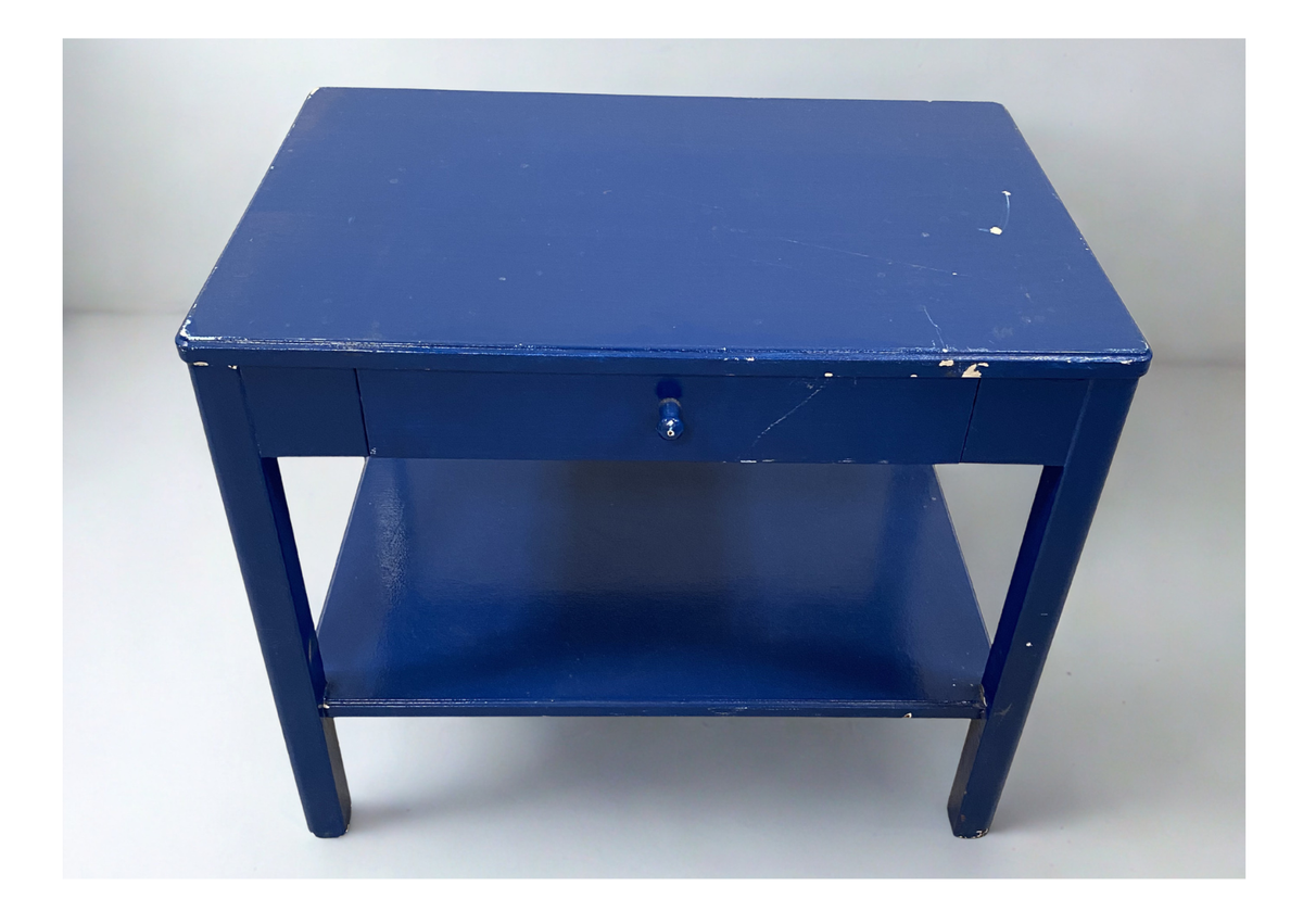 Table d'appoint - Bois - Bleu