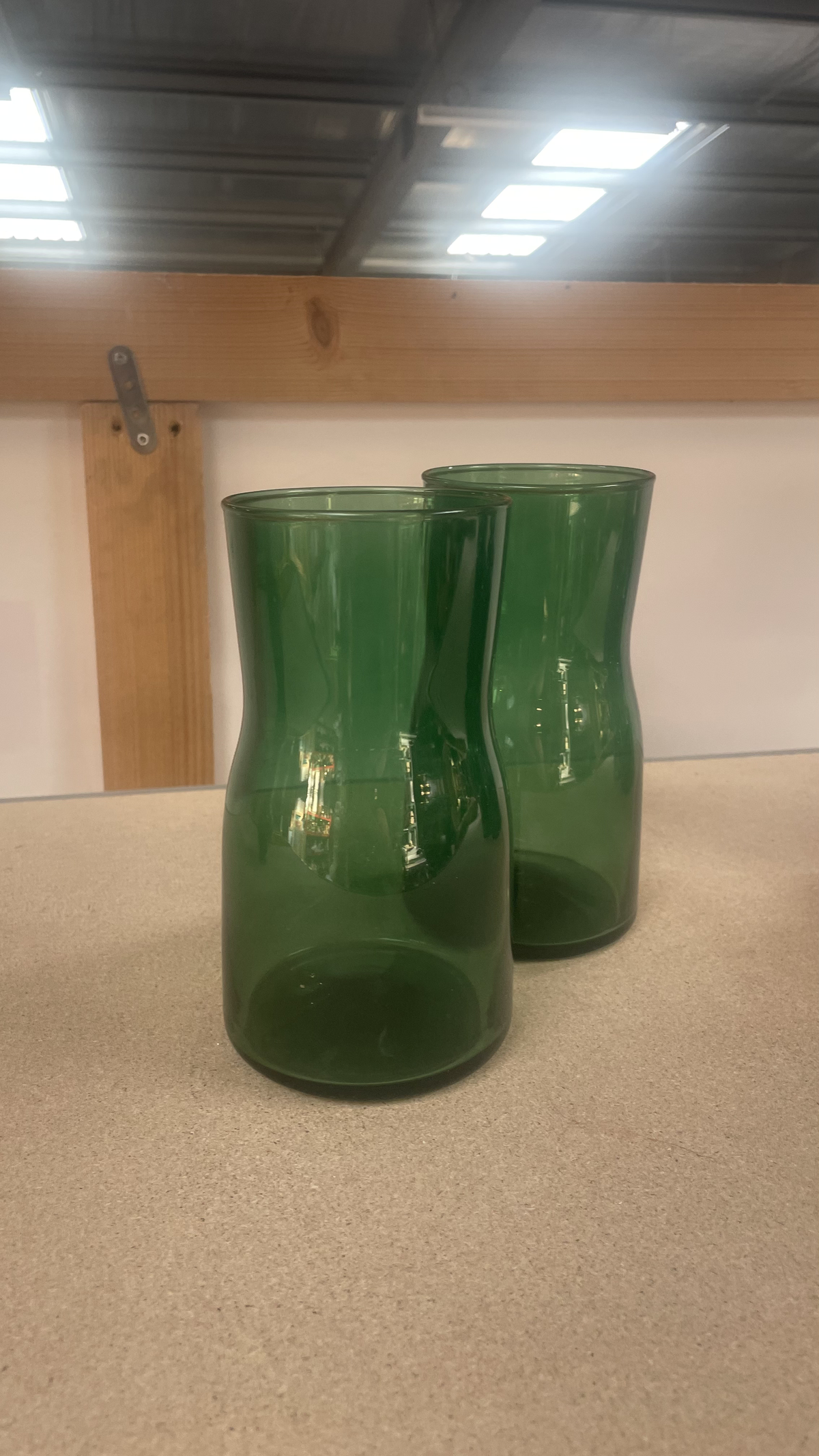 Vase vert - verre
