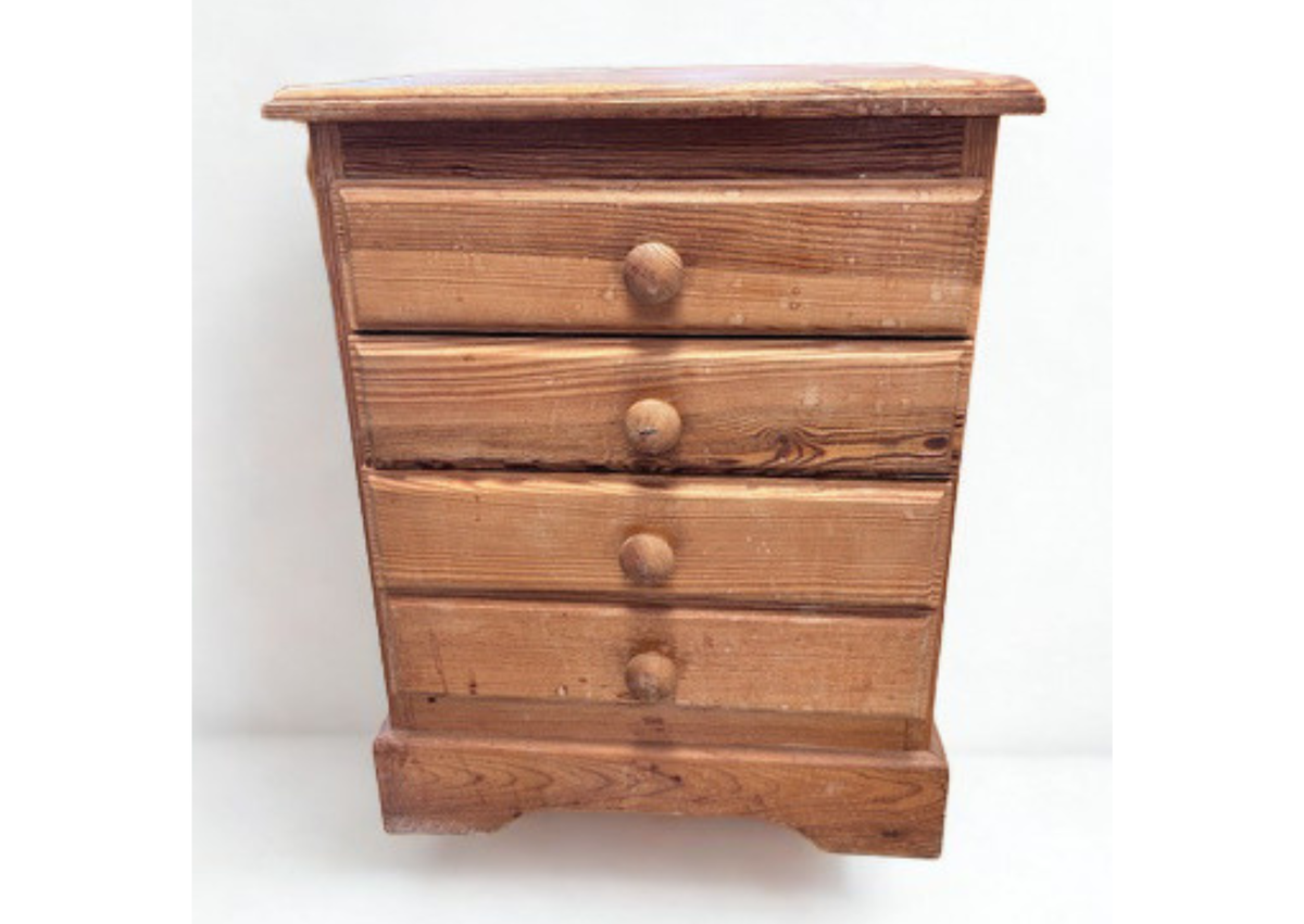 Table de chevet bois 2