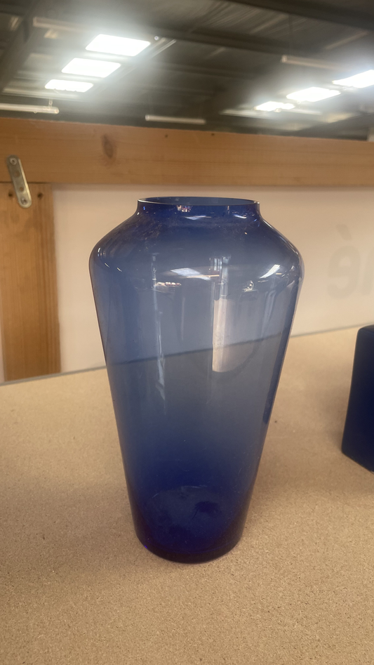 Vase bleu - verre