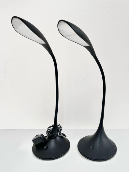 Lampe de bureau noire