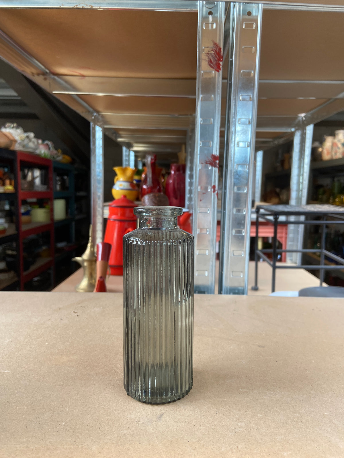 Petit vase verre vert