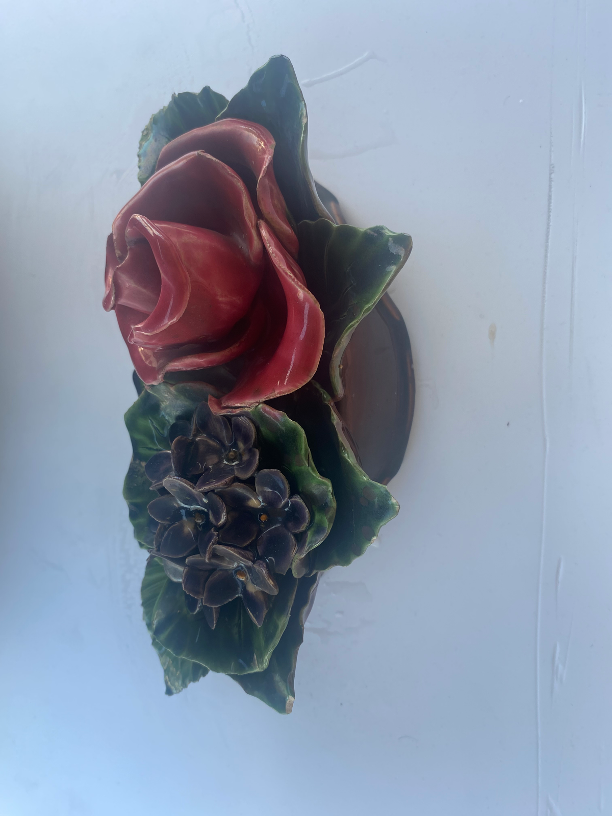 Fleur en céramique - Cimetière