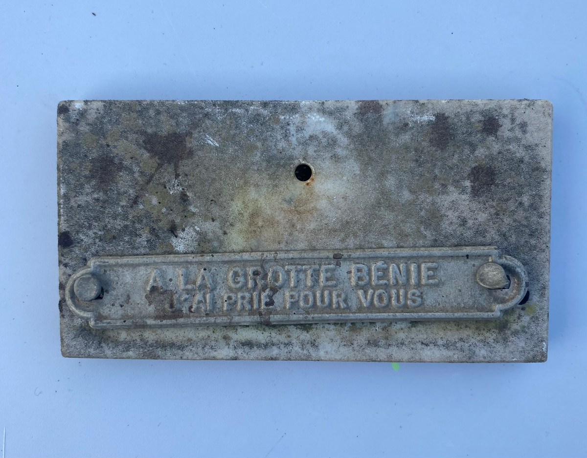 Plaque Souvenir - Cimetière