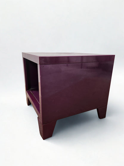 Table d'appoint métal violet