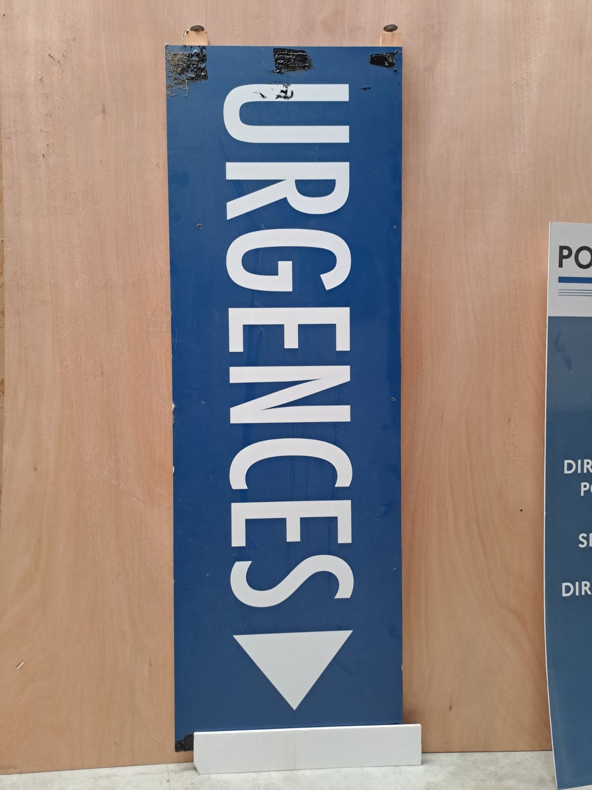 Panneau - Urgences