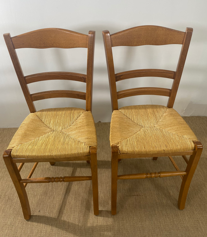 Chaise - Bois - Assise Paille