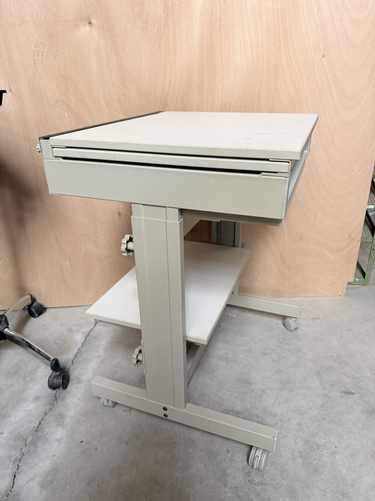 Meuble ordinateur - Blanc cassé