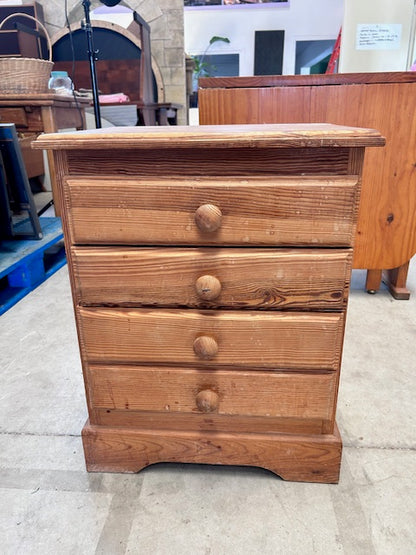 Table de chevet bois 2