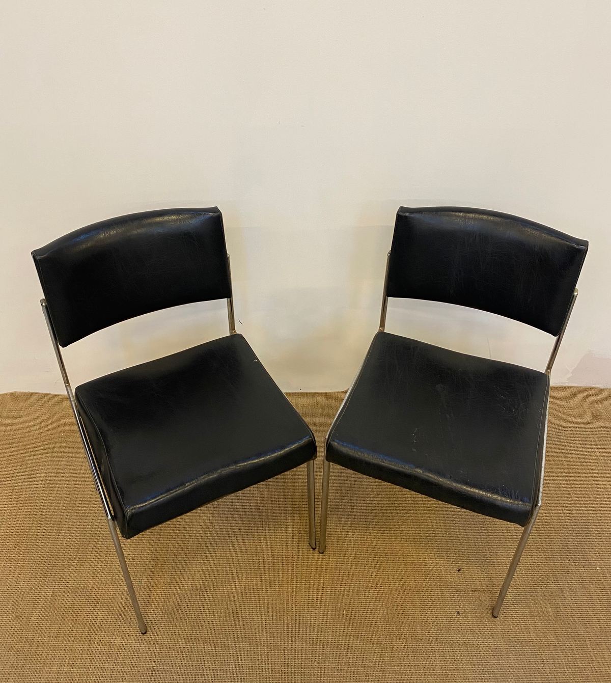 Chaise - Cuir - Noir