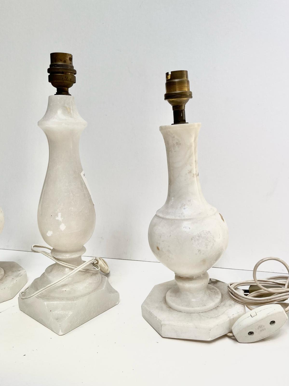 Pied de lampe céramique blanche