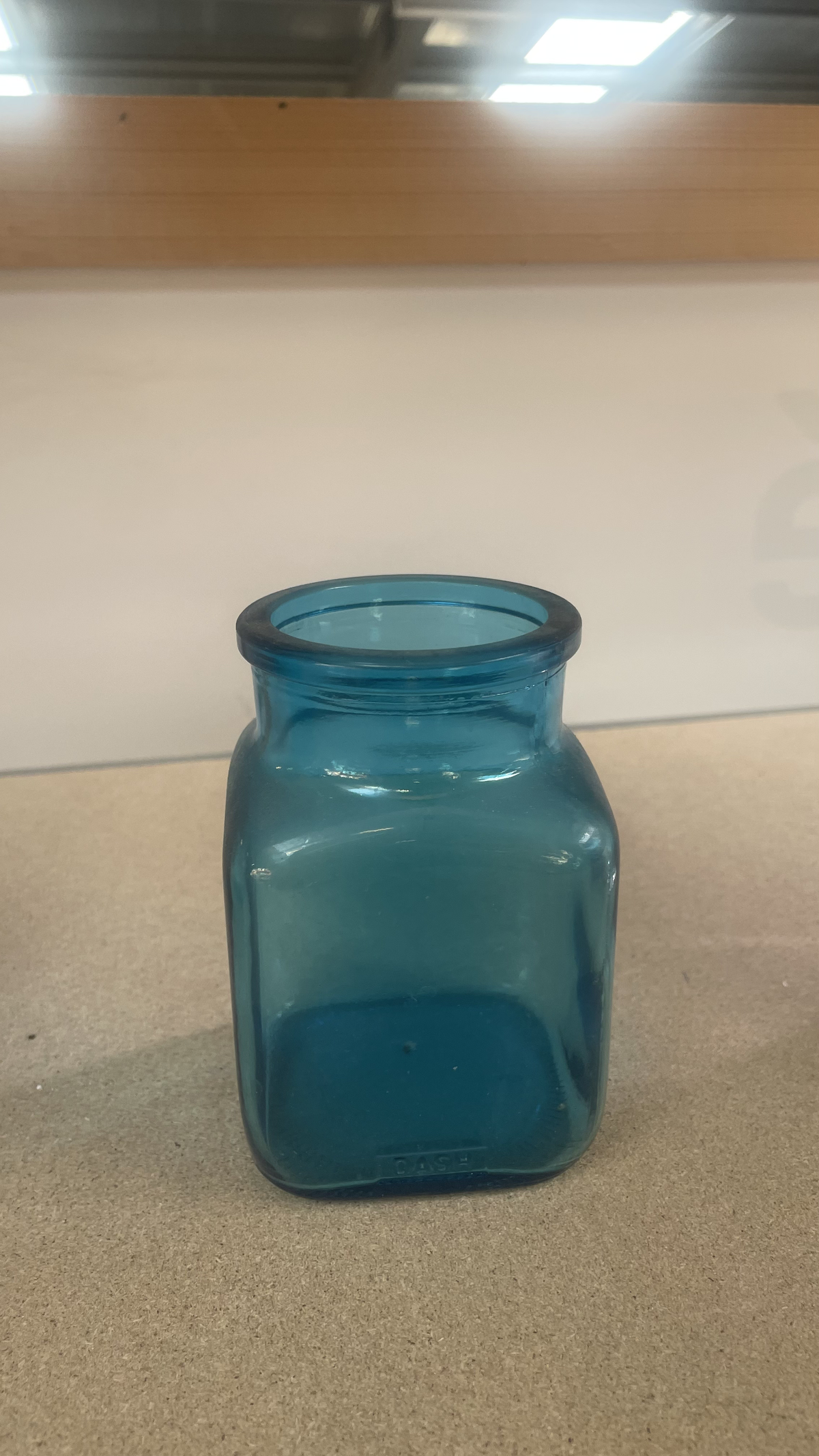 Vase bleu - verre