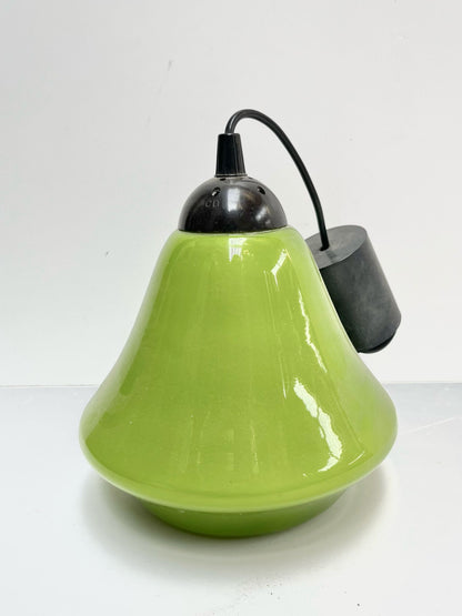 Luminaire vert en verre