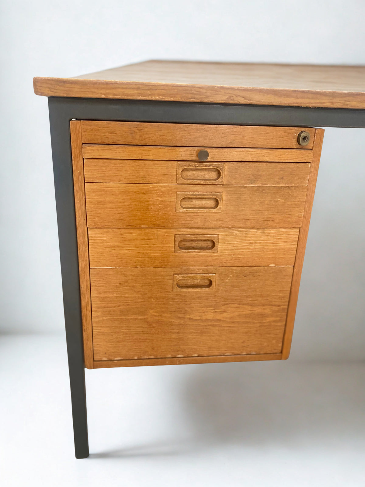 Bureau Droit - Bois - Tiroir