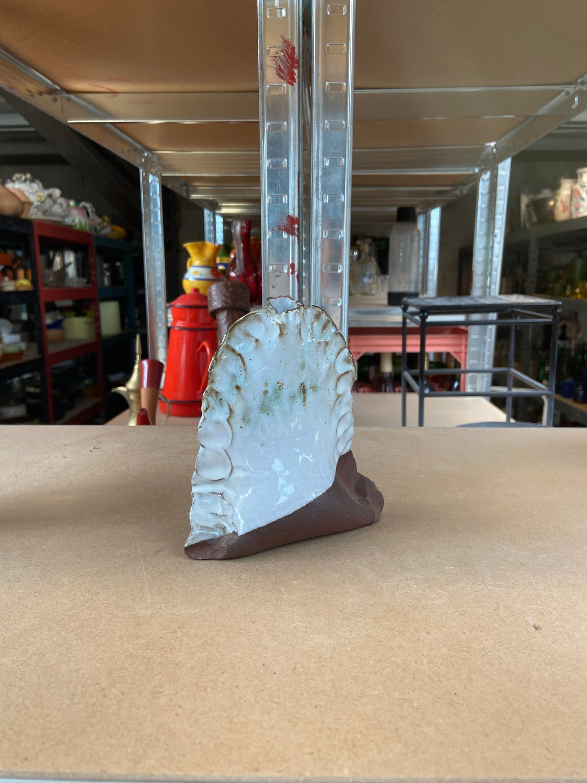 Vase terre cuite avec émaille