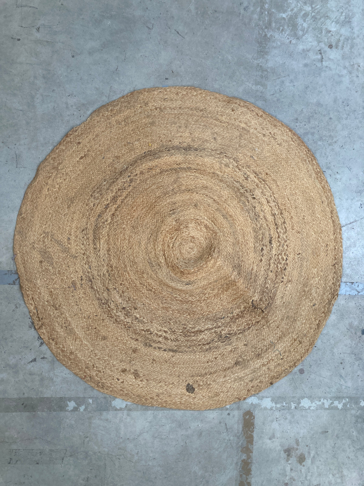 Tapis en jute rond