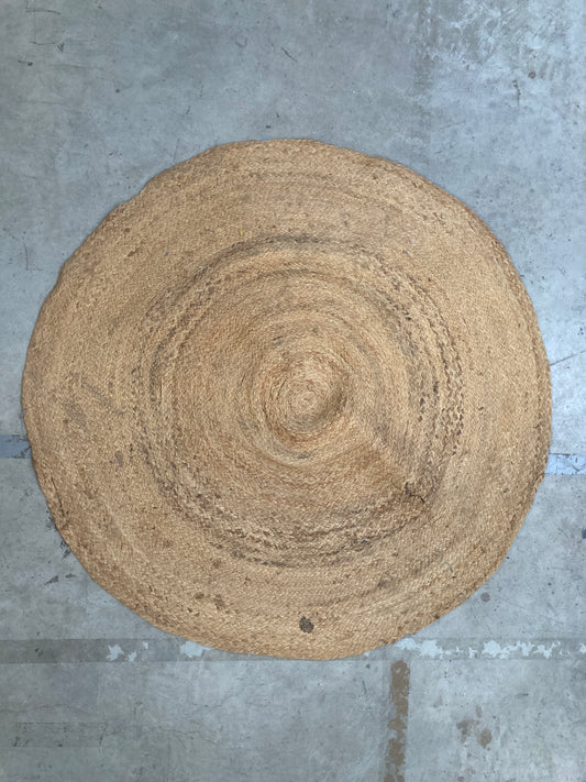 Tapis en jute rond