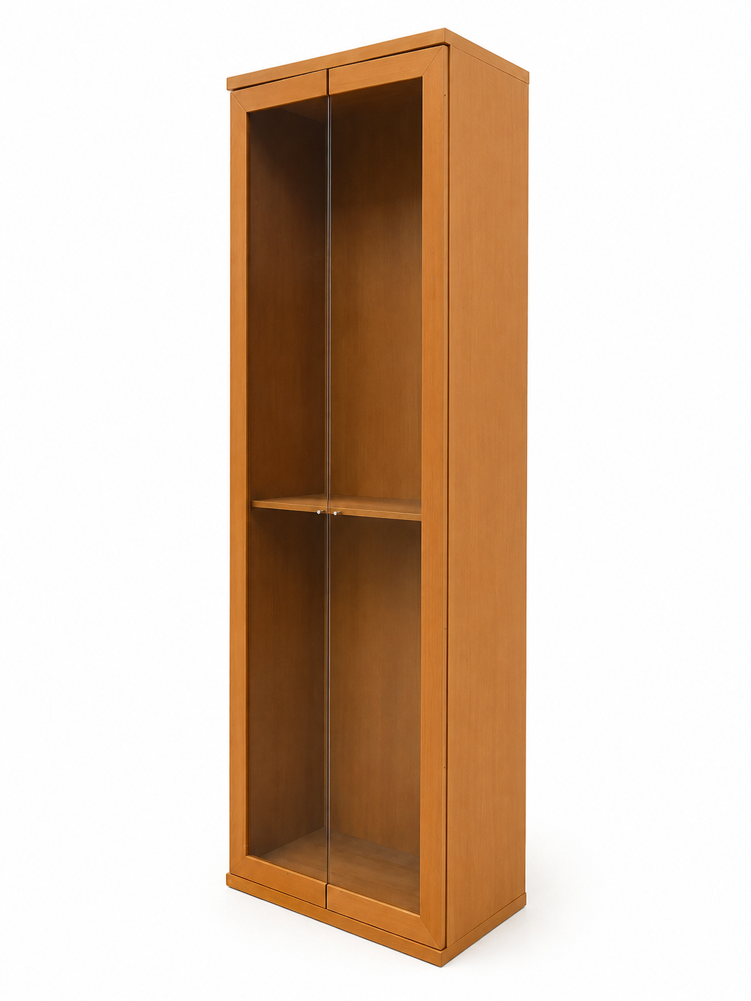 Étagère en bois vitrée