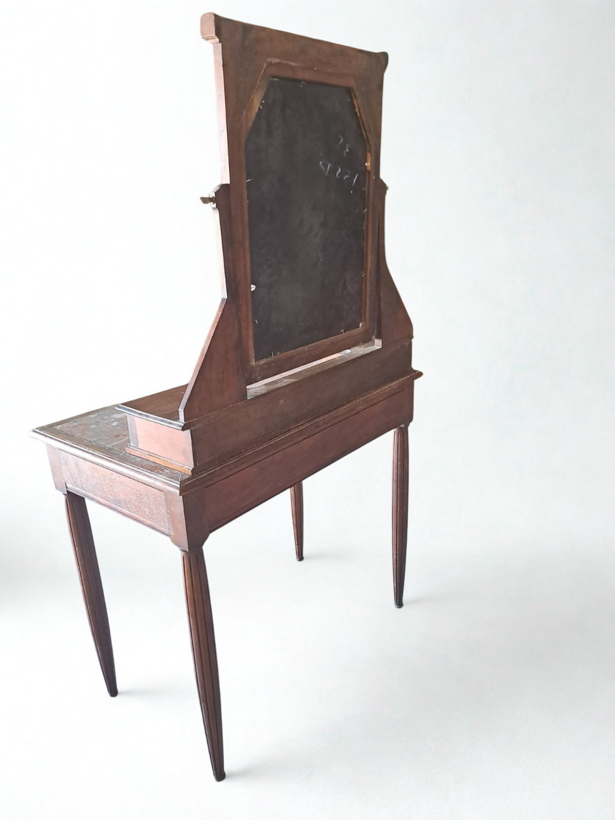 Coiffeuse en bois et marbré