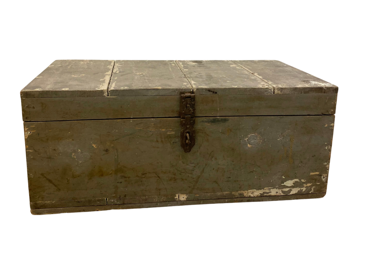 Malle en bois - vintage