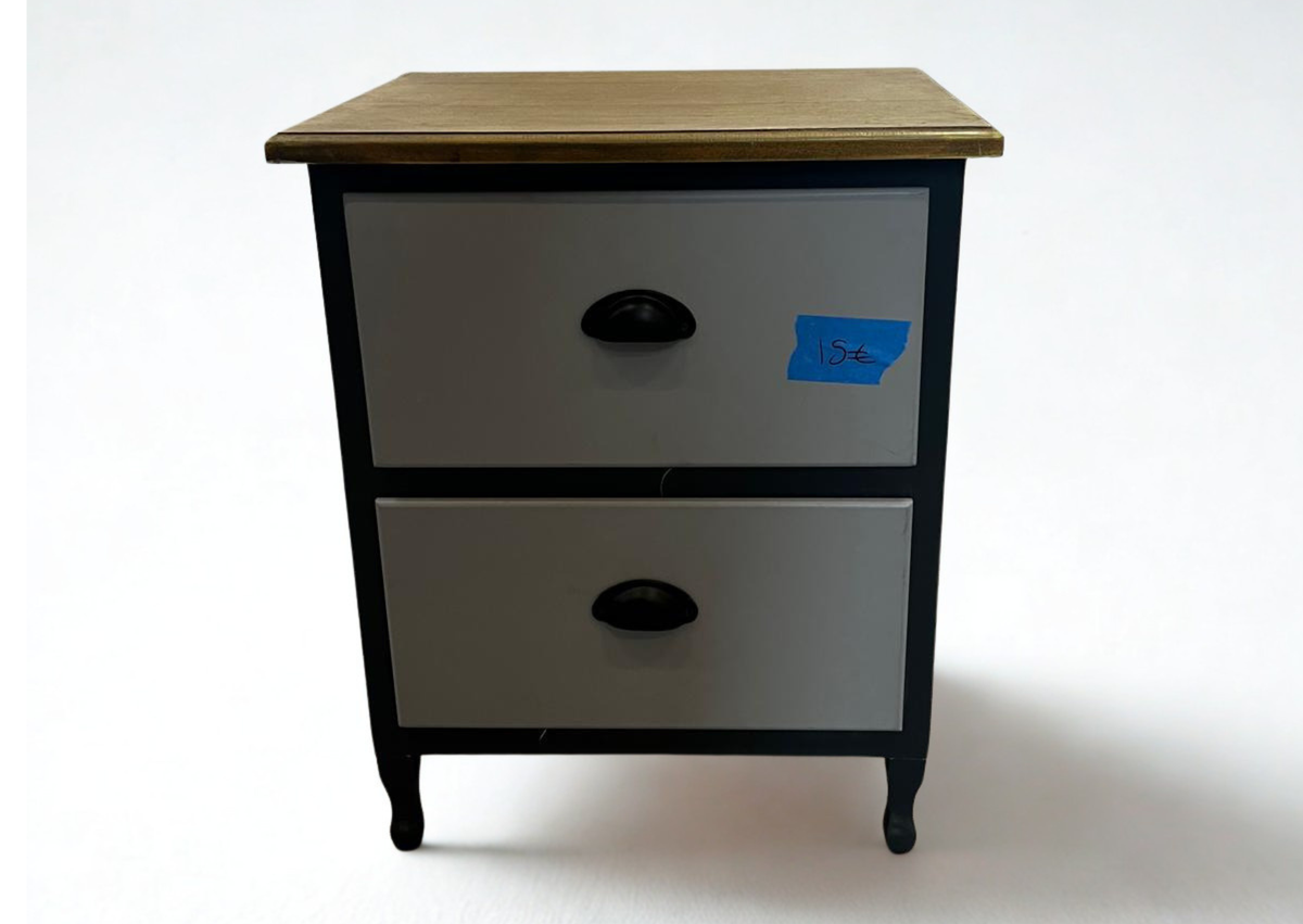 Petite table de chevet industrielle