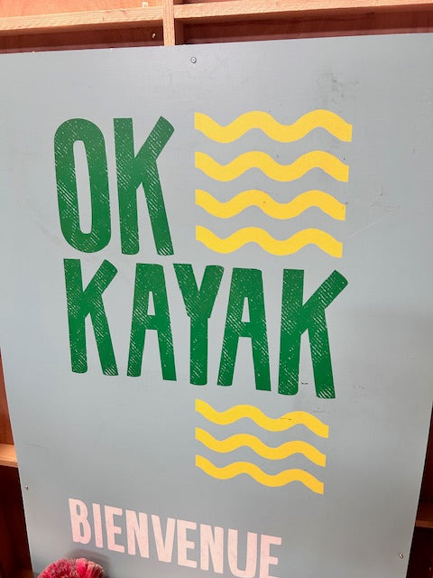 Panneau kayak