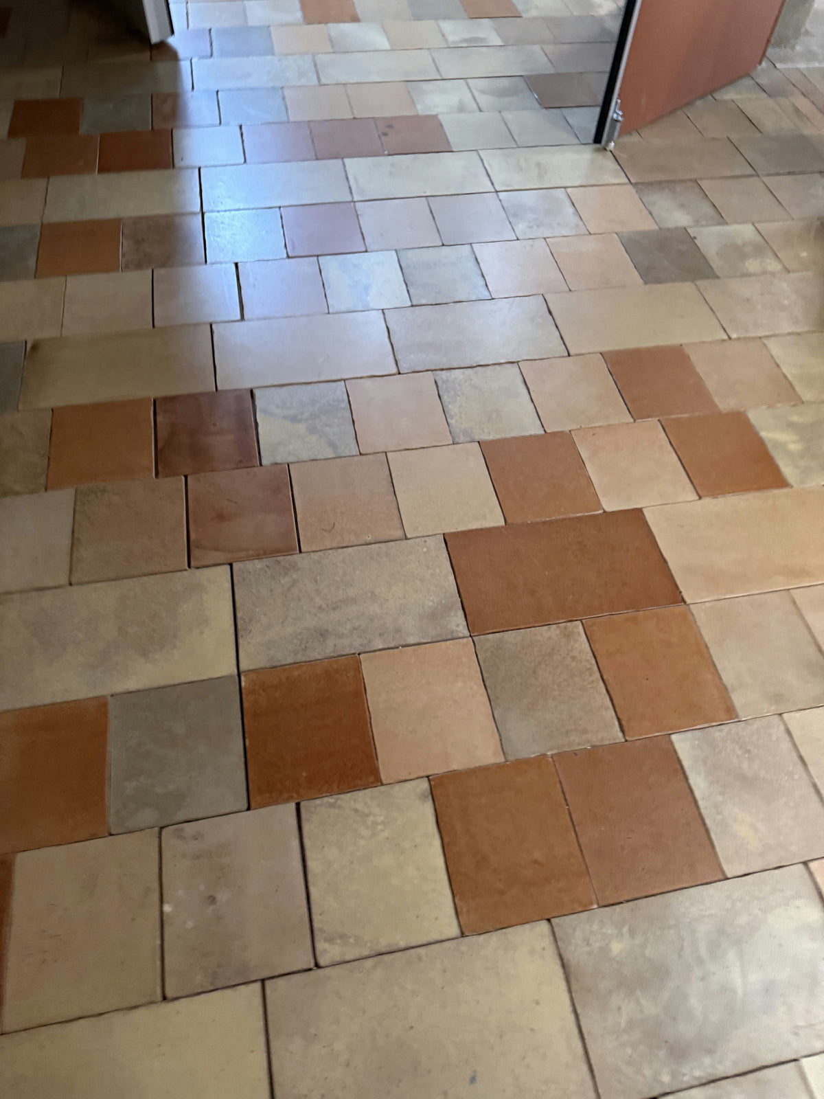 Carrelage imitation tomette