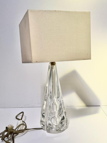 Pied de lampe transparent