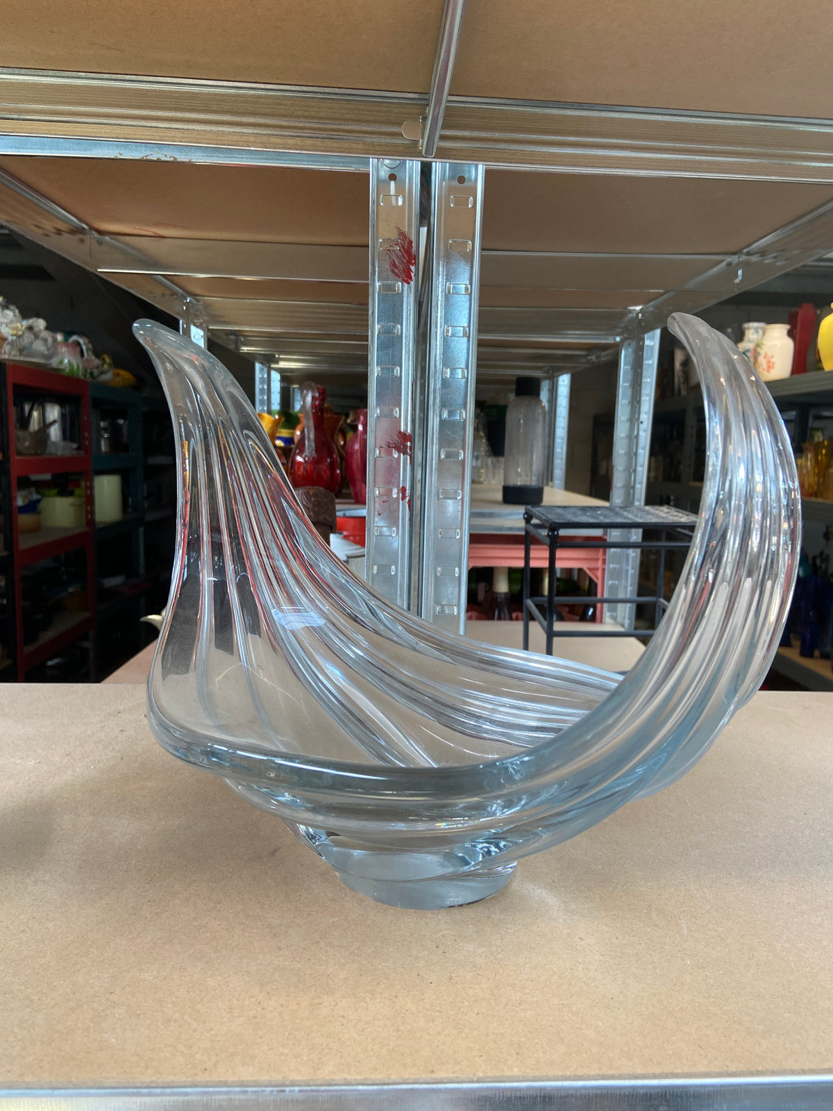 Centre de table - verre transparent