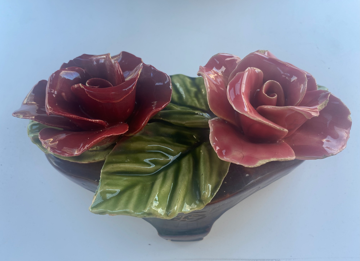 Fleur en céramique - Cimetière