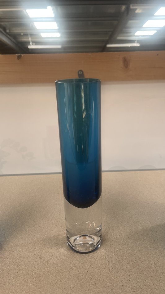 Vase blau - verre