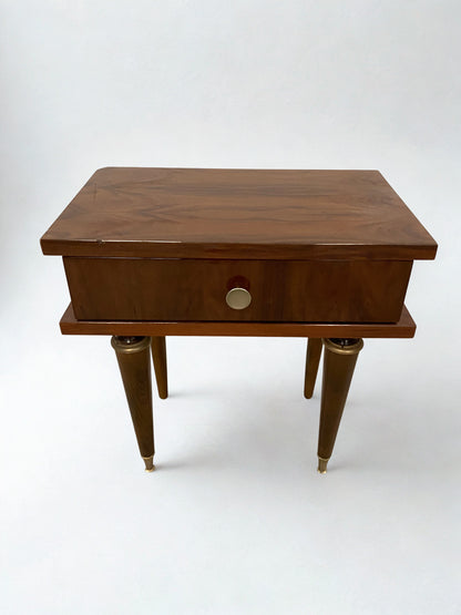 Table de Chevet - Bois vernis