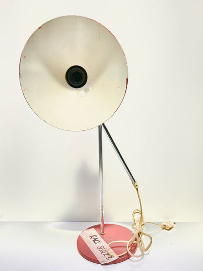 Lampe de bureau rouge