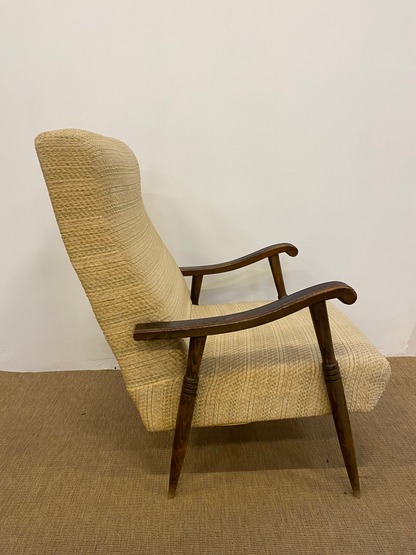 Fauteuil - Bois - Tissu