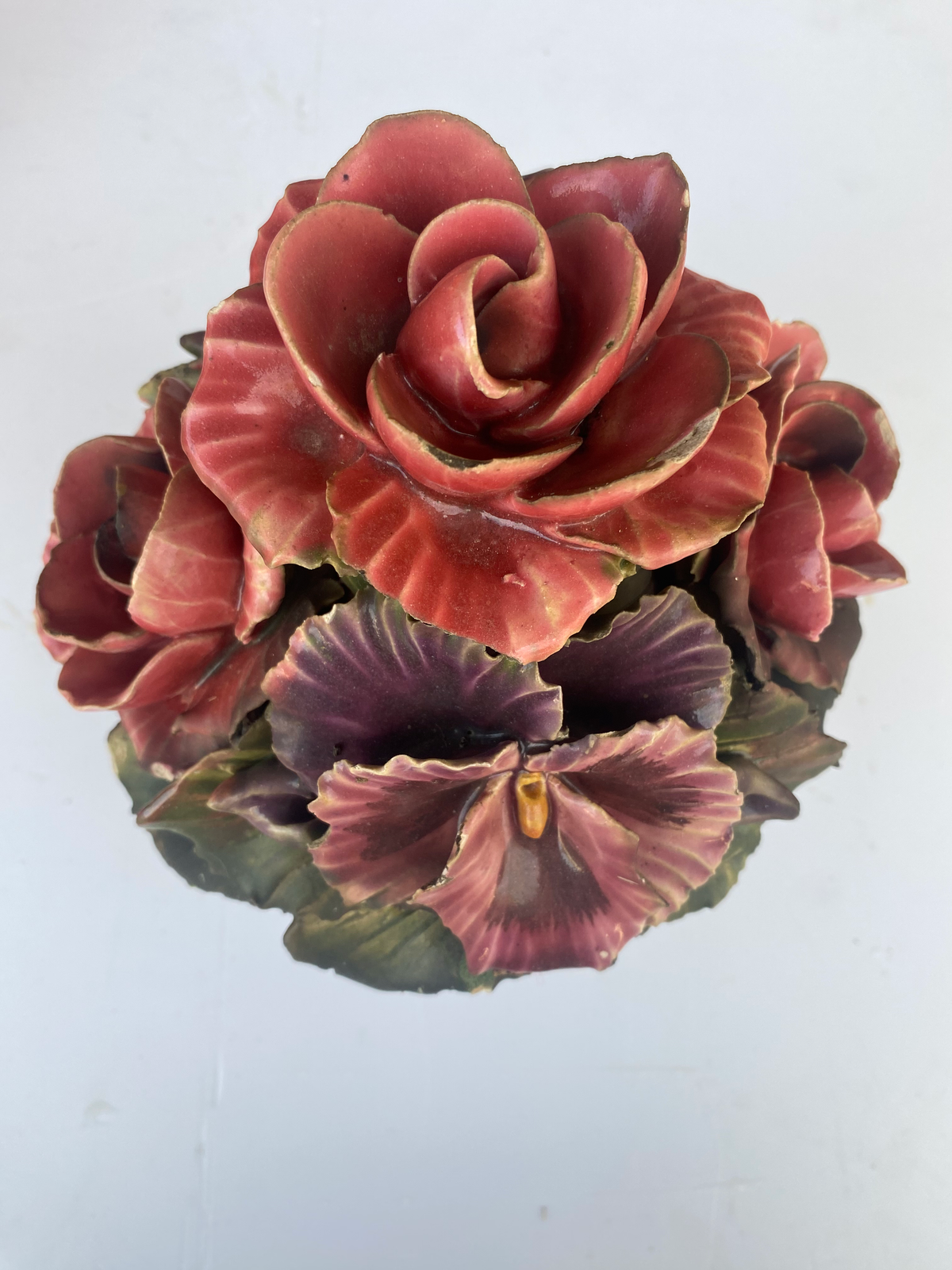 Fleur en céramique - Cimetière