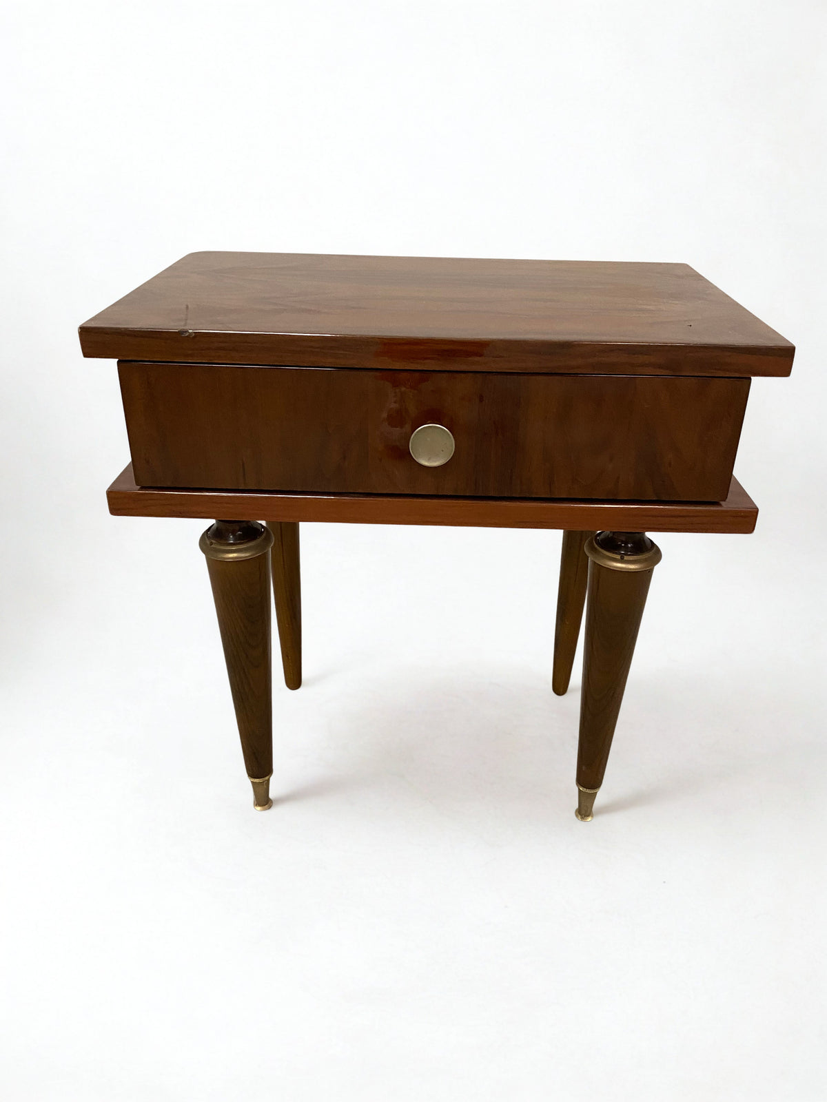 Table de Chevet - Bois vernis