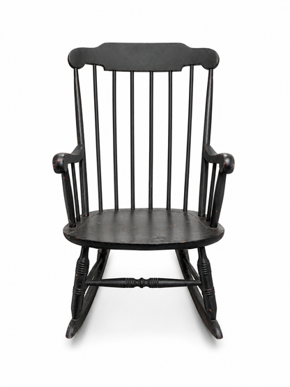Rocking chair - bois - noir