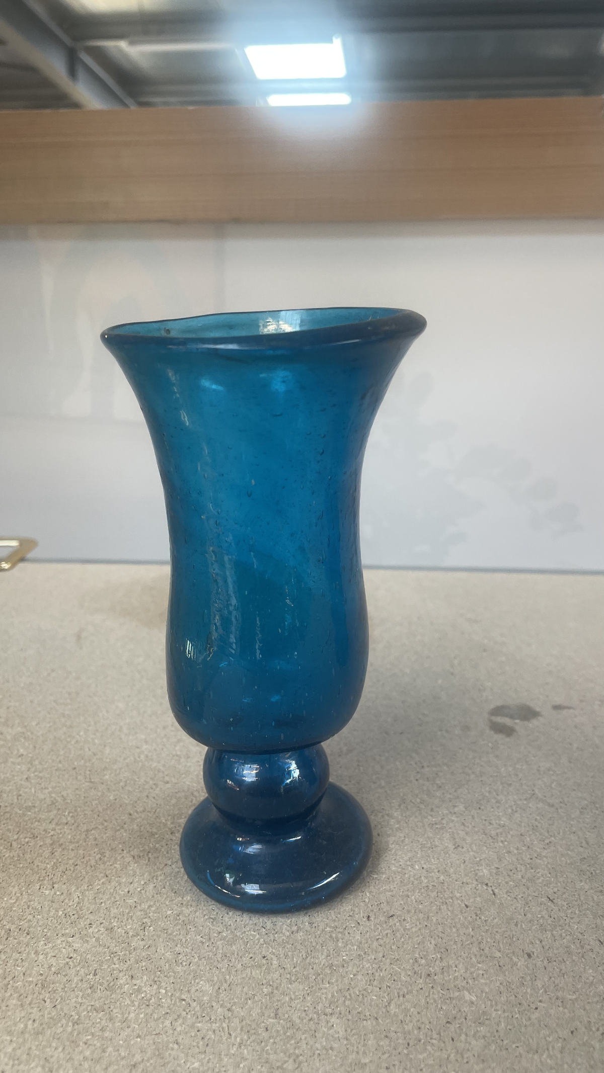 Vase bleu - verre